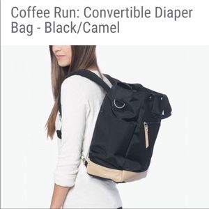 Ergo Baby Coffee Run Convertible Diaper Backpack/bag